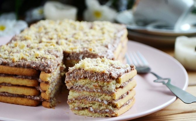 Торт из печенья без выпечки — 7 вкусных рецептов в домашних условиях