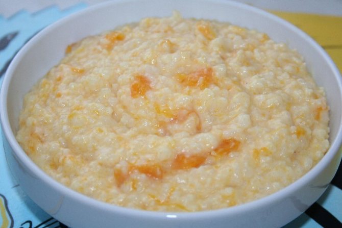 Пшенная каша с тыквой на молоке — 8 пошаговых рецептов