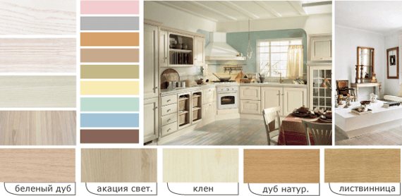 Мебель «Молочный дуб» в интерьере — 45 красивых фото