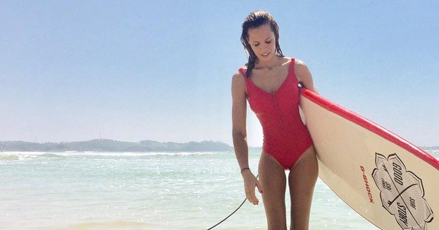 30-летняя Мария Горбань недавно отметила свой день рождения на Шри-Ланке