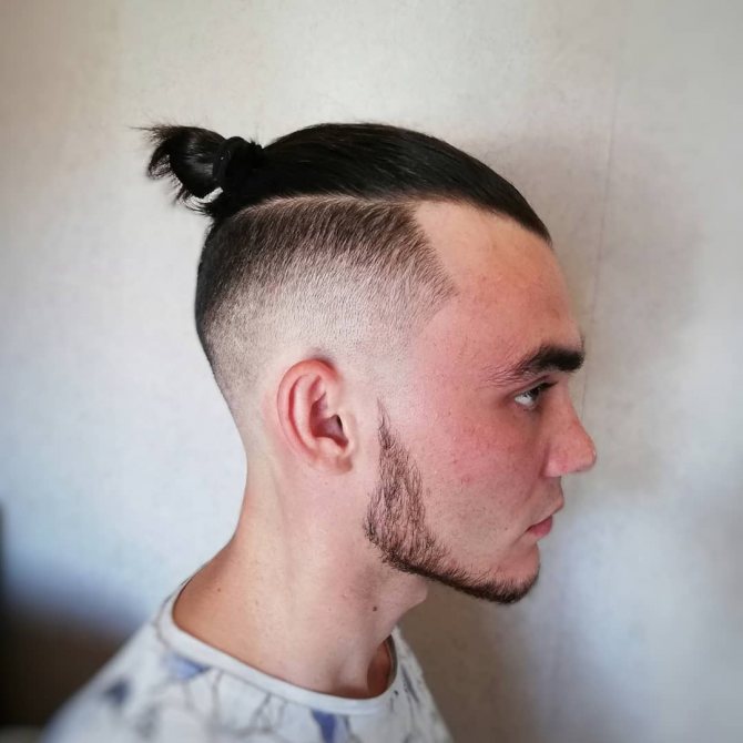 Наследие самураев: модная мужская прическа top knot