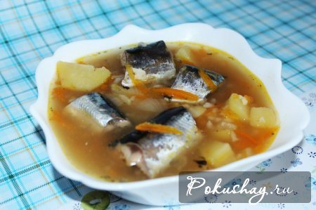 Как сделать вкусно и быстро уху из сайры за 20 минут