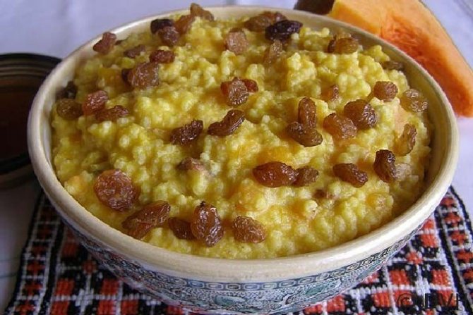Пшенная каша с тыквой на молоке — 8 пошаговых рецептов