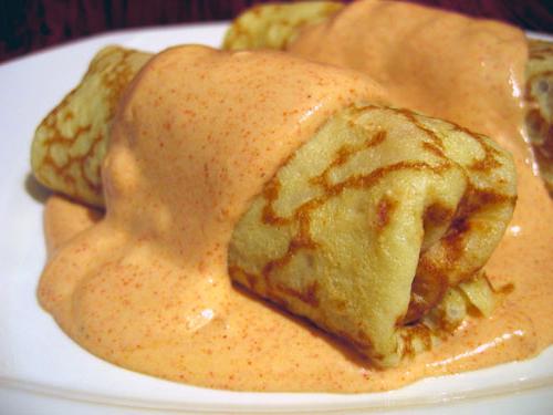 Вкусные и сытные блинчики с мясом. Рецепт от Юлии Высоцкой