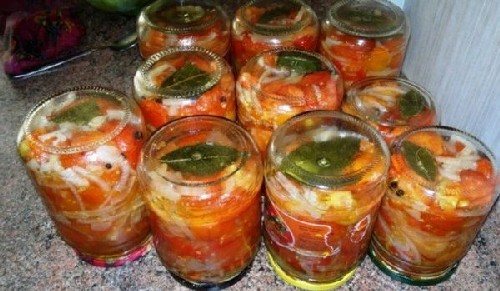 Салат из огурцов и помидоров на зиму — 10 самых вкусных рецептов