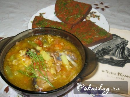Как сделать вкусно и быстро уху из сайры за 20 минут