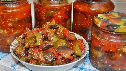 Салат из огурцов и помидоров на зиму — 10 самых вкусных рецептов
