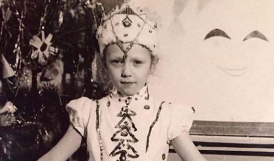 Альбина Джанабаева в детстве