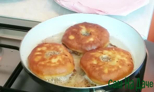 Беляши с мясом на кефире