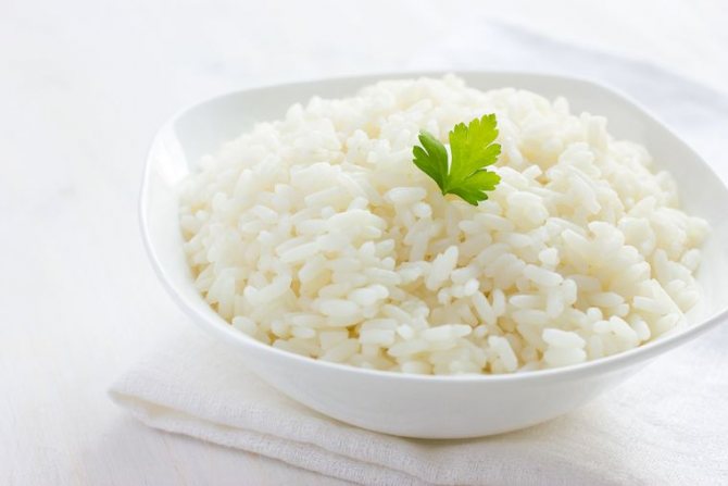 белый рис