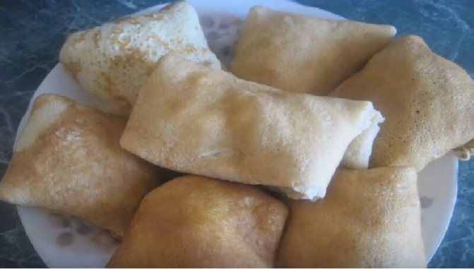 Блинчики с мясом