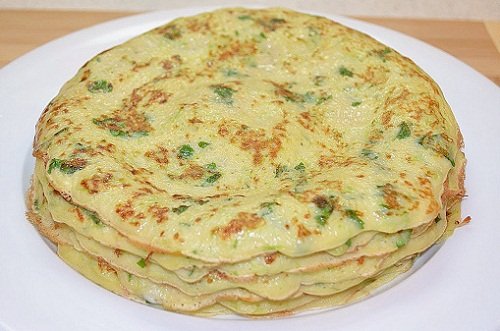 Блины из кабачков постные