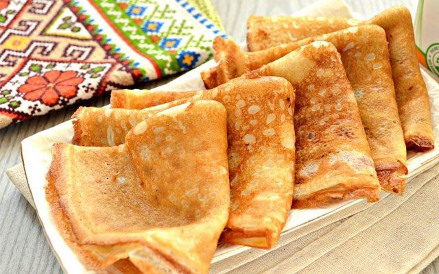 блины на кислом молоке