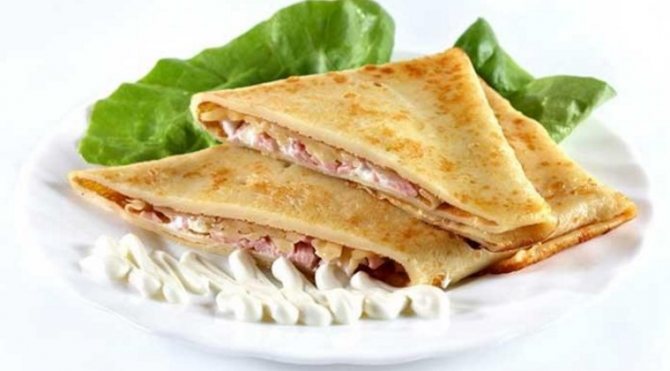 Блины на завтрак быстро и вкусно