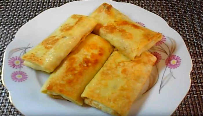 блины с вареным мясом