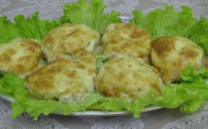 блюдо с куриным филе