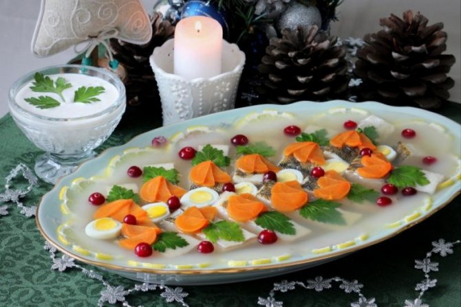 Заливное из рыбы. Как приготовить и украсить вкусное заливное из красной, речной, соленой, консервированной и фаршированной рыбы?