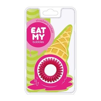 EAT MY bobbles, Резинка для волос «Клубничный сорбет», 3 шт.