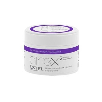 Estel, Глина для моделирования Airex, пластичная фиксация для волос, 65 мл