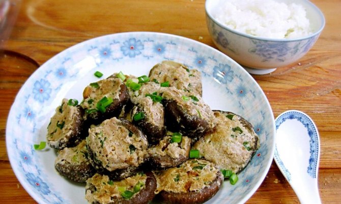 Фаршированные грибы