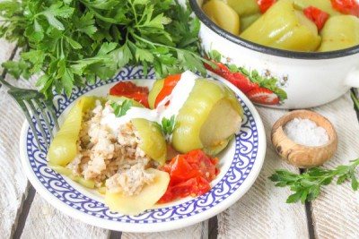 Фаршированный перец в кастрюле: пошаговые рецепты с фото