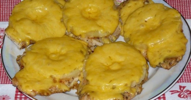 филе с ананасами