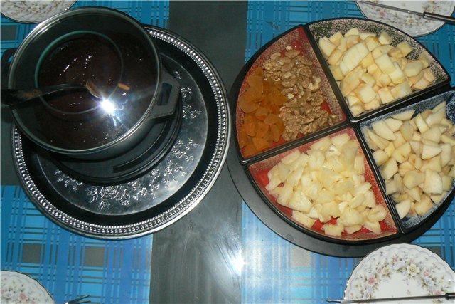 Фрукты на скороводке