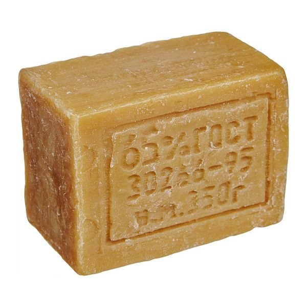 хозяйственным мылом