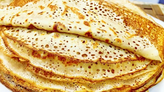 Толстые пышные блины. 3 проверенных и самых вкусных рецепта приготовления