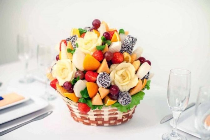 Как сделать красивый букет из фруктов своими руками