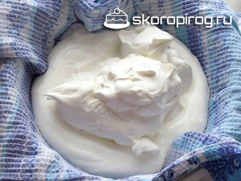 Как отвесить сметану без марли