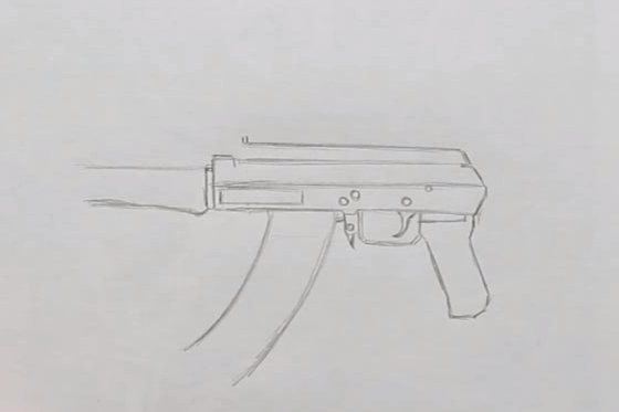 Как рисовать оружие и ножи из CS:GO поэтапно, рисуем скины из кс го карандашом