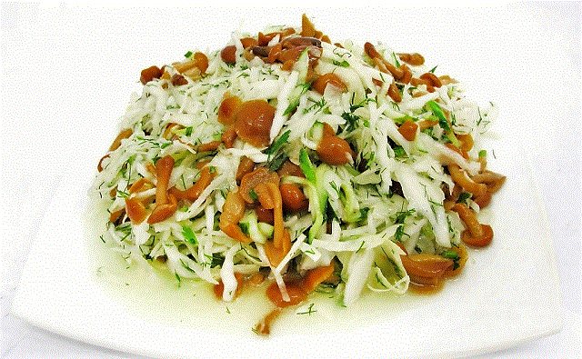 капуста с лисичками