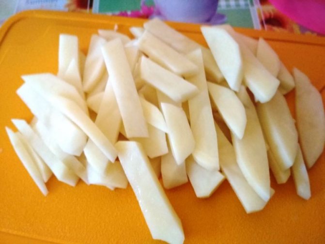 картошка соломкой