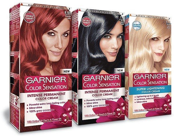 Краска для волос Гарньер (Garnier) - палитра цветов, особенности, преимущества