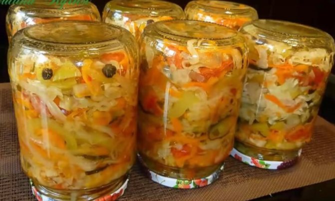 лечо с капустой