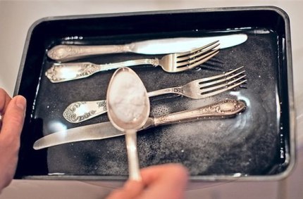 Ложки, ножи и вилки из серебра