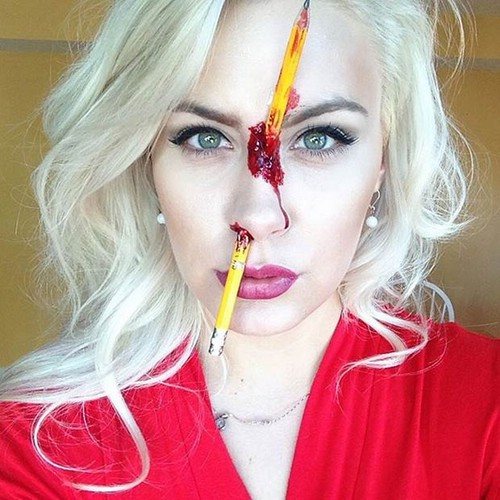 макияж на Хэллоуин