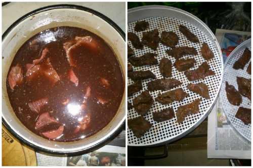 Маринование и сушка мяса