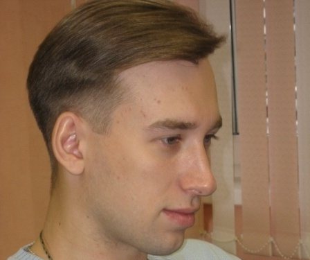 Мужская стрижка Полька