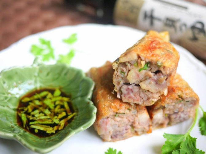 Мясной рулет