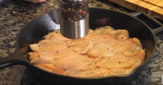 мясо в форме