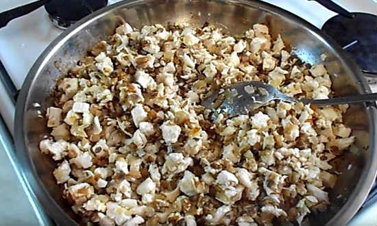 мясо в грибы