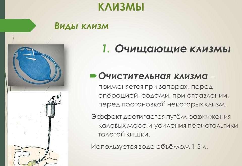 Очищающая клизма