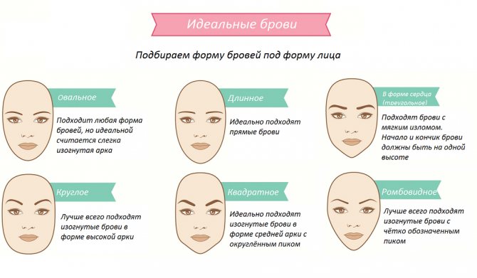 Окрашивание бровей