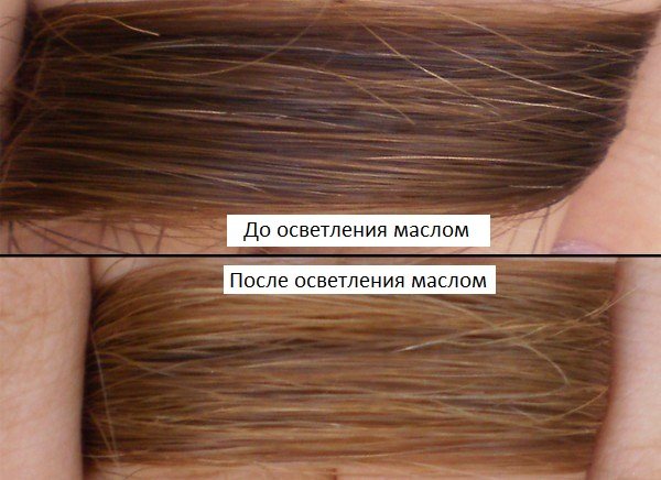Оливковое масло осветляет: фото волос