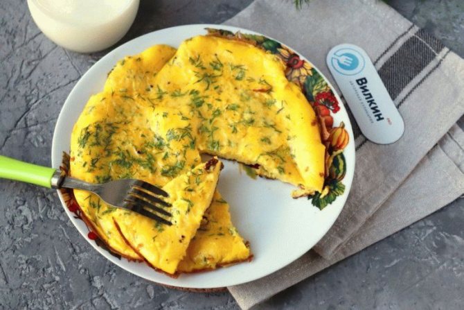 Как приготовить вкусный омлет на сковороде с молоком и мукой, пошаговый рецепт с фото