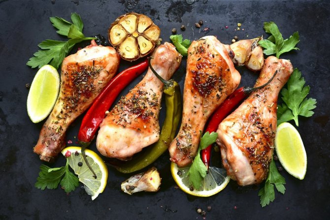 Острая курица