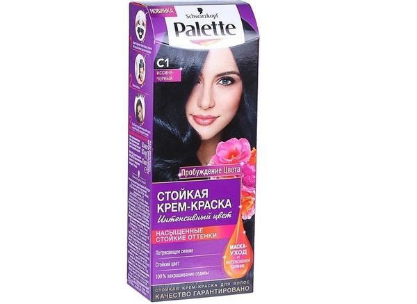 Palette иссиня черный