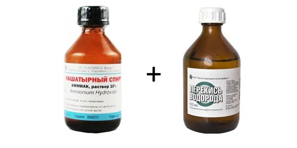 перекись и аммиак